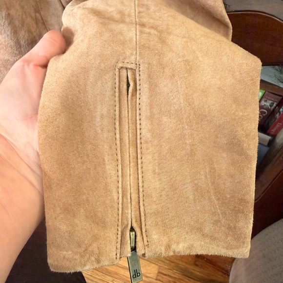 vintage Dennis Basso genuine leather suede Motorcycle jacket XL - Picture 11 of 11